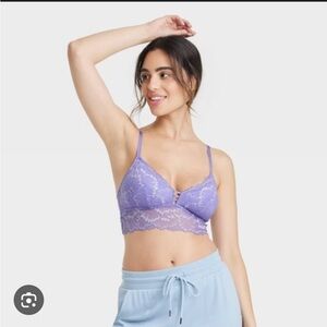 Auden Longline Lace Bralette